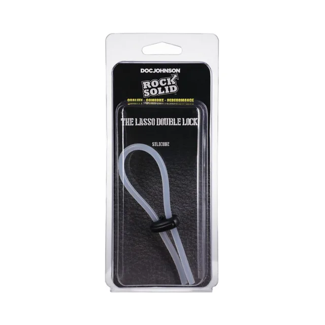 Rock Solid Lasso Double-Lock Clear Ring in blister package