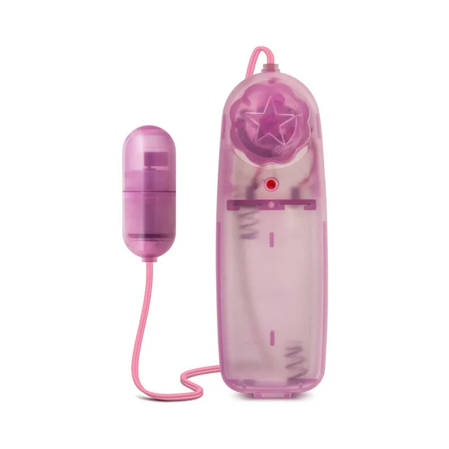 Light pink capsule bullet and clear wired rotary controller