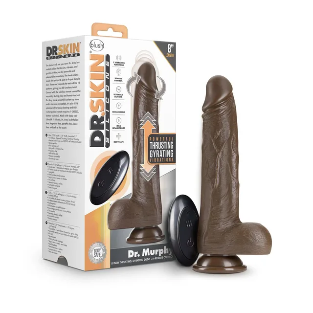 Dr. Murphy brown remote-control dildo beside retail package