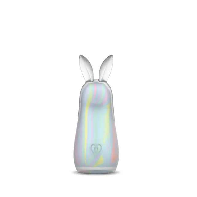 Upright WINX Hippity Hoppity vibrator with two translucent bunny ears