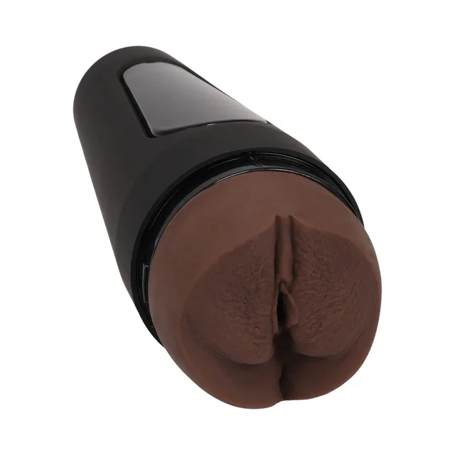 Angled chocolate ULTRASKYN opening in black hard case