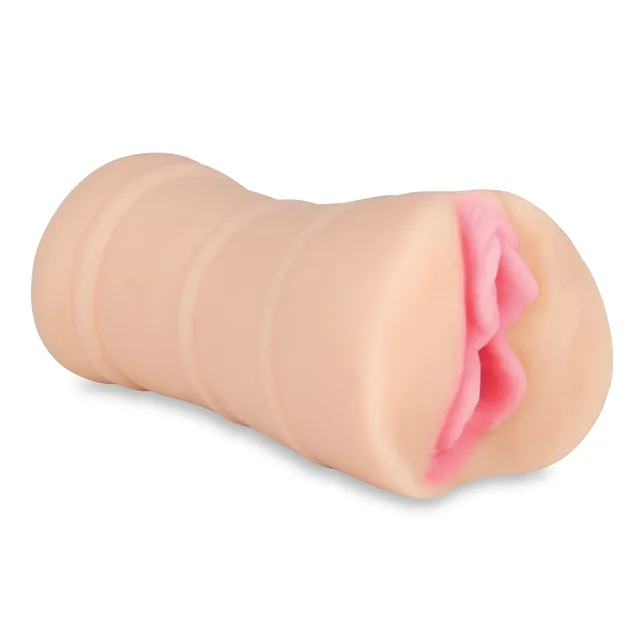 Hustler Porn Star Stroker angled cylindrical body with pink opening