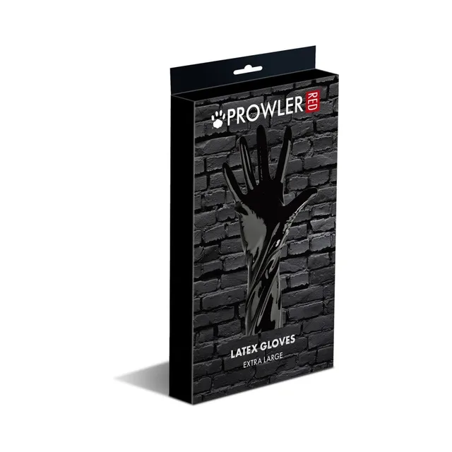 Prowler RED black latex gloves size XL retail package