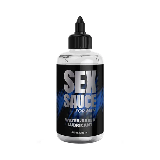 Front view of Naughty Jane's Sex Sauce 8 oz squeeze bottle