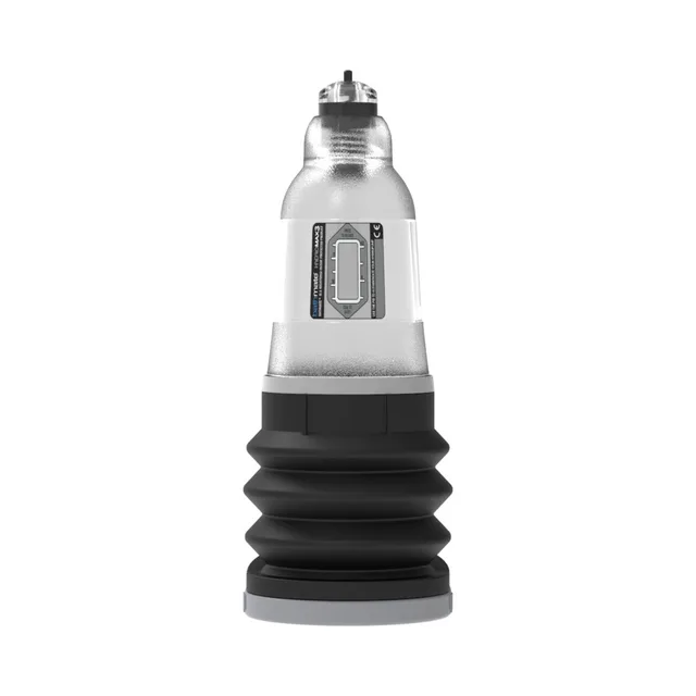 Clear Bathmate Hydromax 3 pump with black accordion base