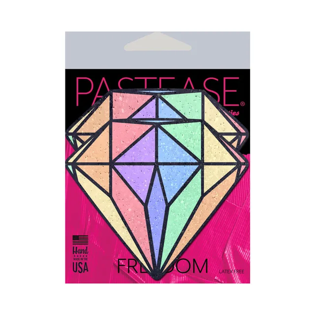 Pastease pastel rainbow diamond pasties package