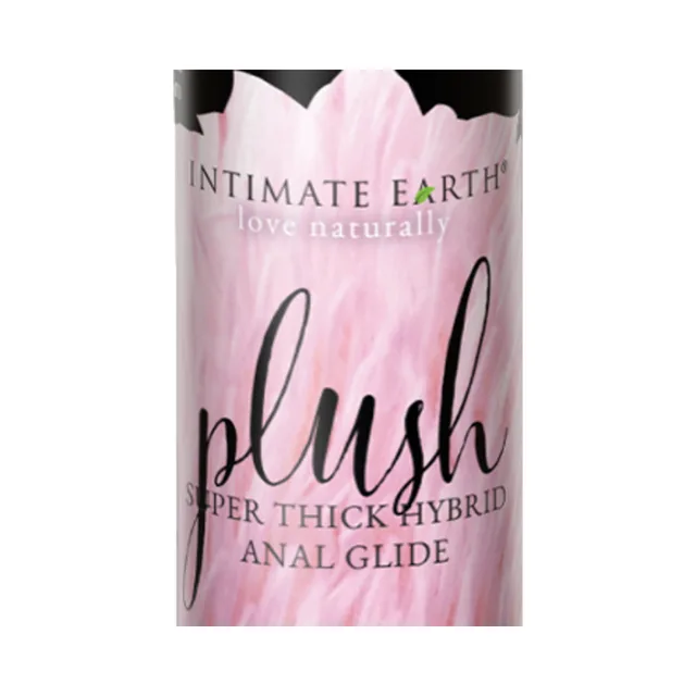 Intimate Earth Plush 0.10 oz pink-and-black foil packet