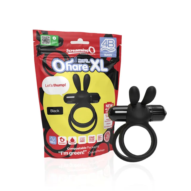 black Screaming O 4B Ohare XL double ring beside red pouch