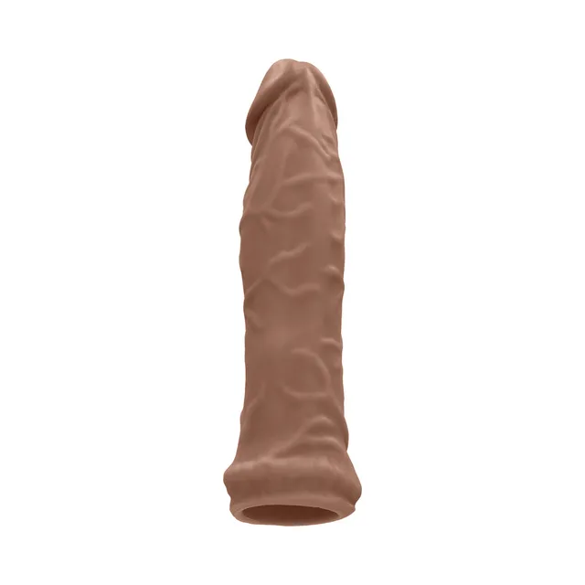 Front angle of tan six-inch RealRock sleeve extender