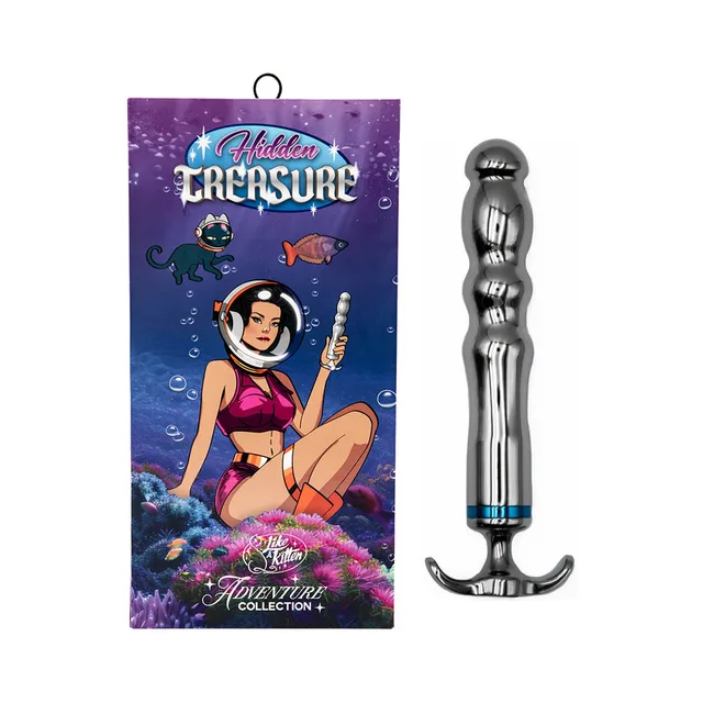 Hidden Treasure chrome wand beside illustrated retail box