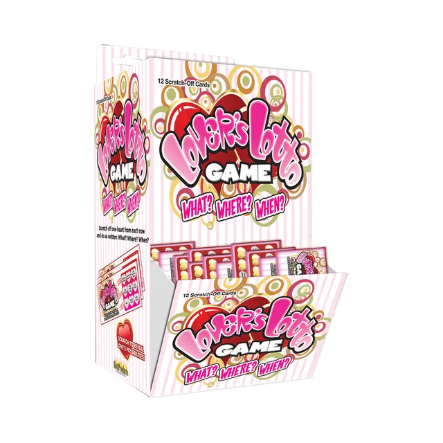 Lovers Lotto scratch-and-play game 144-pack countertop display box