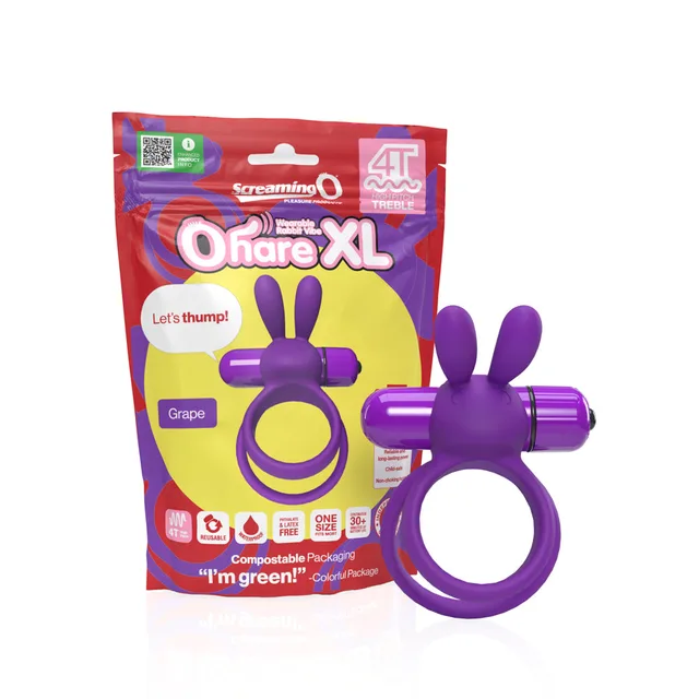 purple Screaming O 4T Ohare XL double ring on colorful package
