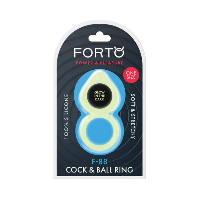 Forto F-88 pale green cock and ball ring in package