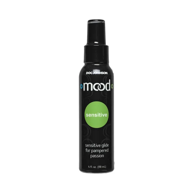 Mood Sensitive Lubricant 4 oz black pump bottle front