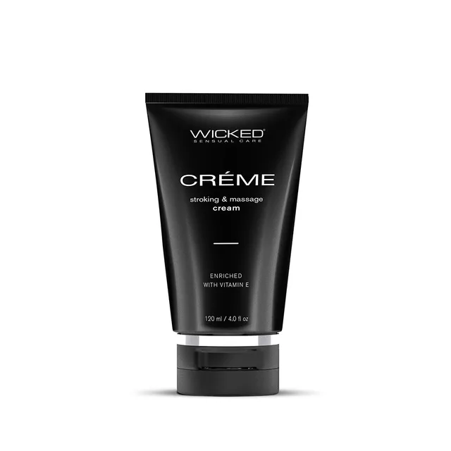 Wicked Creme 4 oz black squeeze tube front