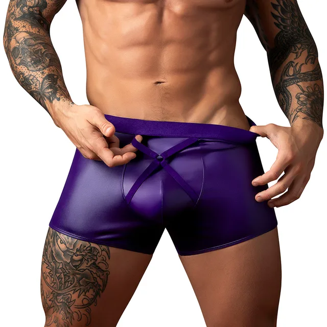 Plum size XL Crossover Short with front strap extended