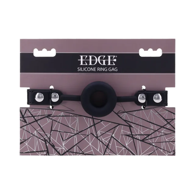 Sportsheets Edge Silicone Ring Gag on retail display card