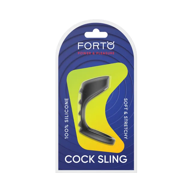 Black Forto F-45 textured bridge cocksling in blister packaging