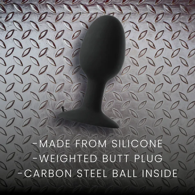 Prowler RED large silicone weighted plug on metal pattern