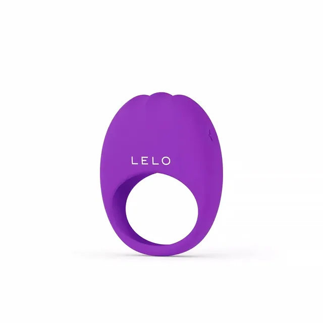 Front view of purple LIFEGUARD ring with textured upper edge