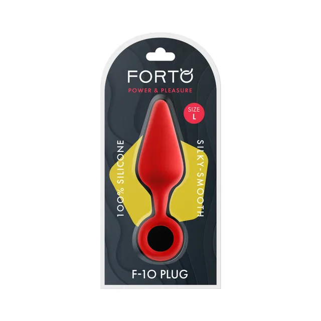 Forto F-10 large red pull-ring plug in retail package