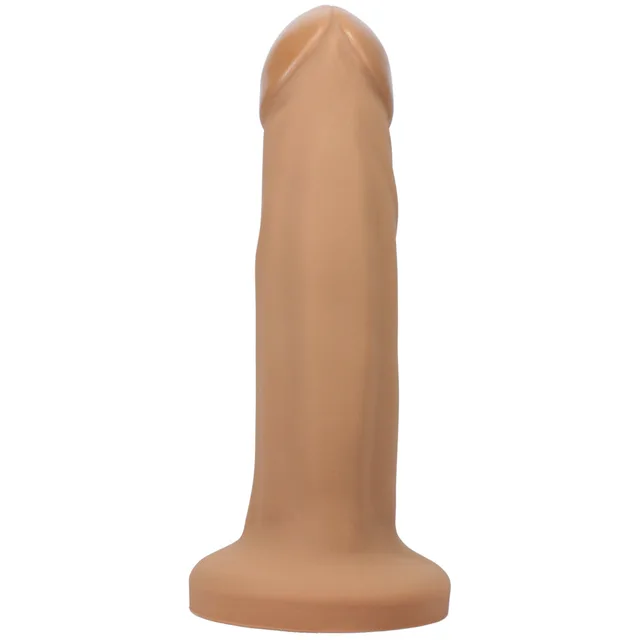 Front view of honey brown Tantus Mark O2 with tall contoured shaft