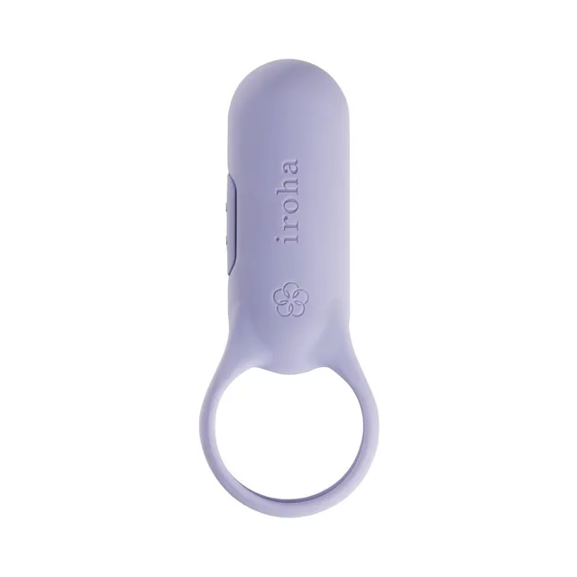 TENGA iroha paiRING Plus very peri compact vibrator on white background
