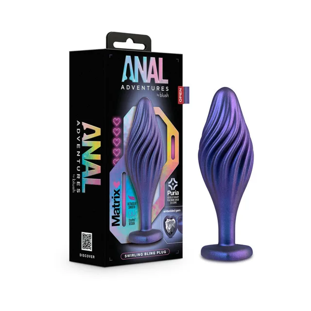 Sapphire Blush Matrix Swirling plug with retail box