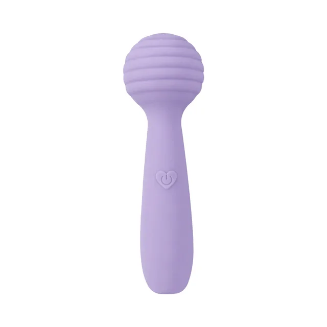 Front view of Bendy Bitty round ribbed head and handle