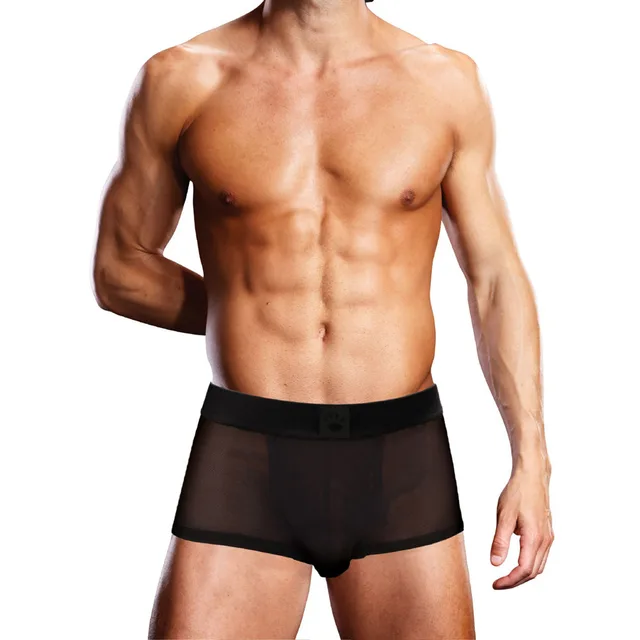 Front view of black Prowler mesh trunk size XL