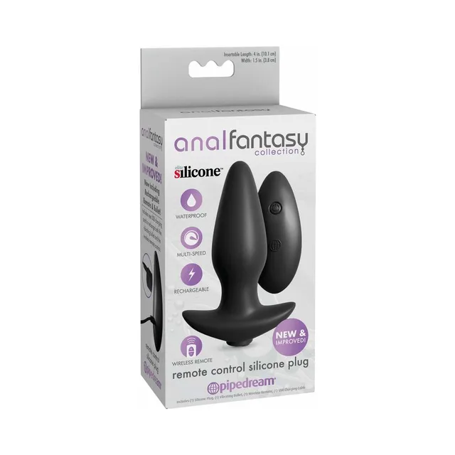 Pipedream Anal Fantasy Remote Plug retail box front
