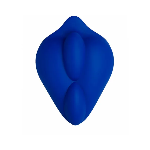 Banana Pants BumpHer midnight blue silicone base cover straight front view