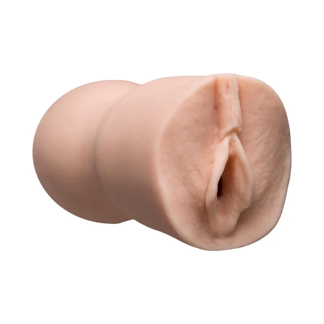 Doc Johnson Sasha Grey UR3 Masturbator beige molded front opening view