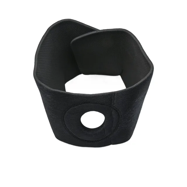 Open black Ultra thigh harness with padded wrap and opening