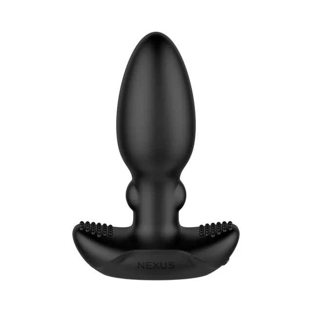 Front view of Nexus Beat tapered plug and wide textured base