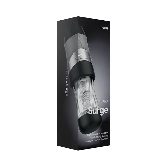 Nexus Alpha Surge Masturbator in black retail box