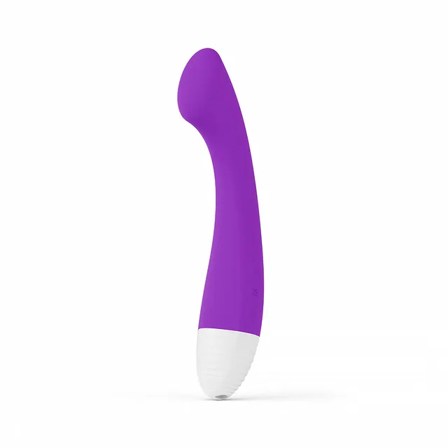 Side view of LELO MOKA vibrator with flattened angled tip