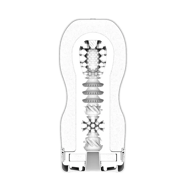 Cutaway view of Tenga Premium Strong internal textures