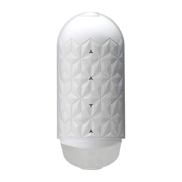 alternate closed view of TENGA FLIP FLEXY and translucent lower cap