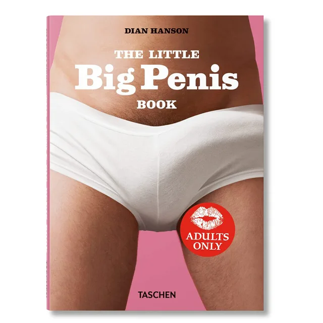 pink Taschen Little Big Penis Book cover by Dian Hanson with white briefs photograph