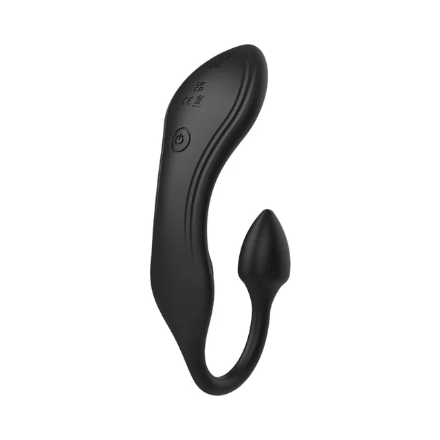 Front view of black The Beat curved body and smaller tip