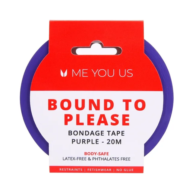 Me You Us Bound To Please purple 20-meter tape package