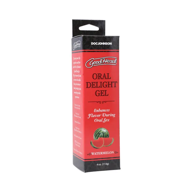GoodHead Watermelon Oral Delight Gel red and black retail carton