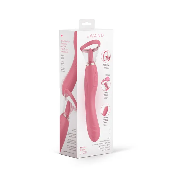 Pink Le Wand Lick shown with retail box