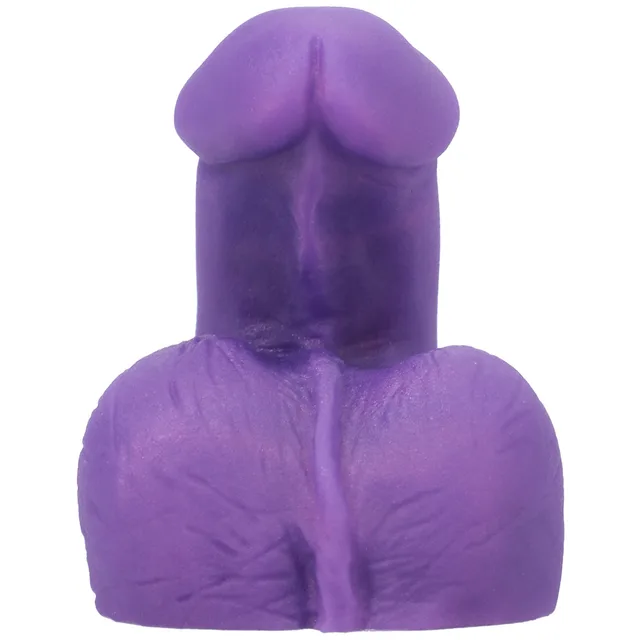 Front view of amethyst On the Go packer and detailed base