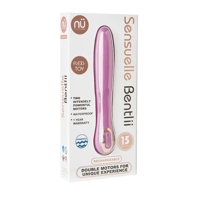 Nu Sensuelle Bentlii Light Purple Vibrator in white carton