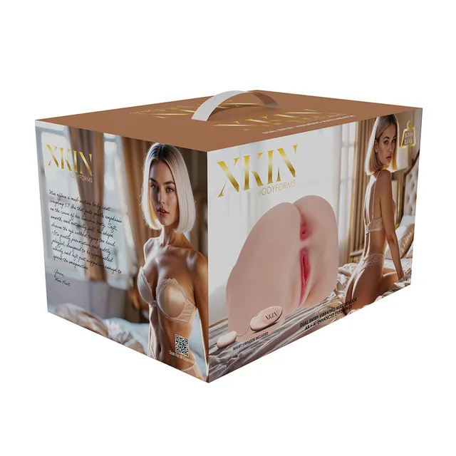 Shots Xkin Mia Hart beige body-form masturbator retail box