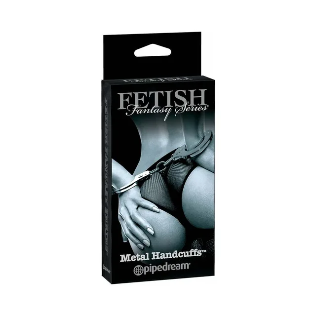 Fetish Fantasy Silver Handcuffs black retail box