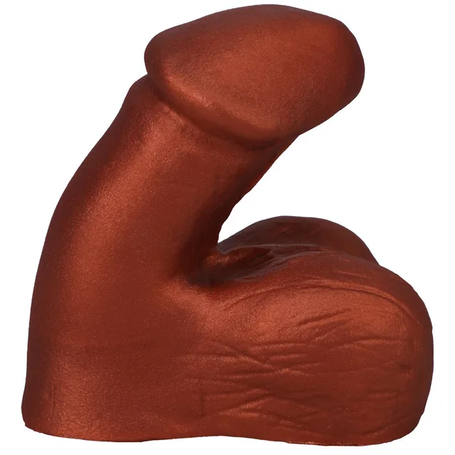 Tantus On The Go copper silicone packer left side profile