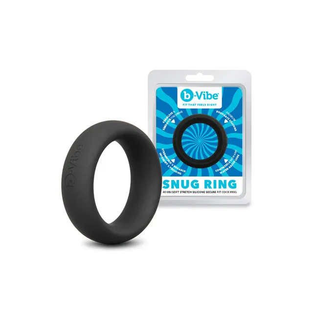 b-Vibe Snug Ring 40mm black C-ring with retail package